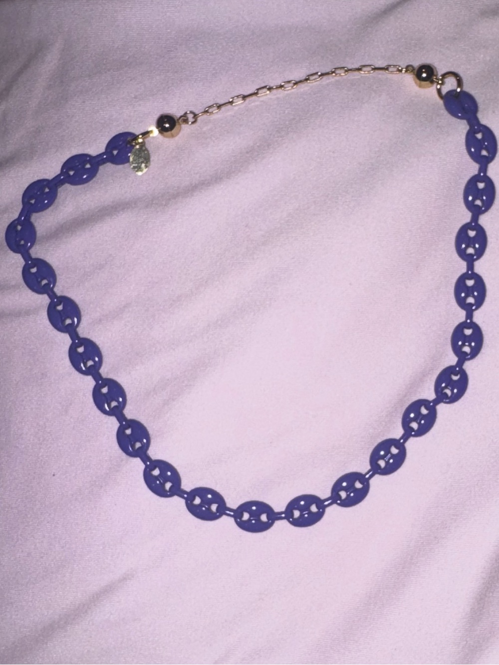 By Alexa Rae BAR Melania Clara Alaia Necklace Grape